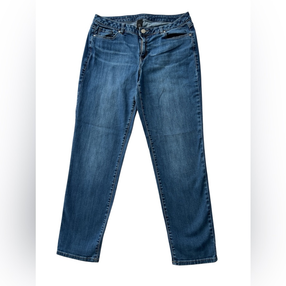 Lane Bryant Genius Fit Straight Leg Classic Blue Men's Jeans 16 Regular